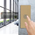 Miniatyrbillede 4 af 5: DC12V Touch Exit Button LED Swicth On/Off Dør Adgangskontrol System