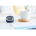 Pikkukuva 2 / 3: Retro Bluetooth-kaiutin, Vintage-sisustus, Pieni langaton sininen