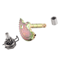 Miniatyrbilde 9 av 11: Profesjonelt Moped Kick Start Gear Metall Startmotor Gear Erstatning for GY6 50/60/80