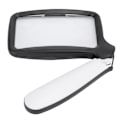 Miniatyrbilde 2 av 10: Forstørrelsesglass Foldable Håndholdt 5 LED-lys Høydefinisjon Akryl Lupe for Eldre Lesing Utskrift