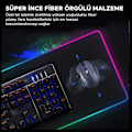 Miniatyrbillede 4 af 5: Stor RGB LED-belyst gaming-musemåtte - Musemåtte med halkfri bas 40x90cm