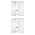 Miniatyrbilde 6 av 6: 2 stk lysestake jule stil enkel unik design robust stabil holdbar lysestake for bryllupsfest hjem