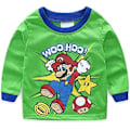 Miniatyrbild 3 av 7: 2024 Nya Toddler Boys Långärmade Mario Pyjamas Set PJs Bomulls Nattkläder Spädbarn Barn, Överraskning Jul Födelsedagspresent till Barn A 2Y/90cm