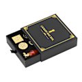 Miniatyrbillede 5 af 10: Europæisk Retro Voksstempel Kit med Aftagelige 7 Vintage Stempelhoveder Klart Gravering Voksstempel Forseglinger Kit til Kuvert Sort Æske