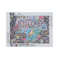 Miniatyrbild 2 av 10: Rhinestone-målning Välkommen bokstäver 5D Vivid Shining DIY Making Relaxing Intressant Rhinestone Art för vardagsrum