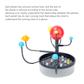 Miniatyrbild 8 av 10: DIY Montering Planetarium Solsystem Åtta Planeter Modell Operativt Lärande Instrument