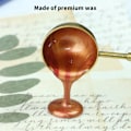 Miniatyrbild 5 av 7: 10 st tätningsvaxpinnar bekväma rökfria flexibla varma tätningsstavar för kuvertkort manuskript New Wine Red