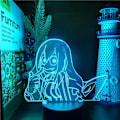 Miniatyrbild 2 av 6: Boku No Hero Academia Froppy Asui Tsuyu Animelampa LED Nattlampa My Hero Academia 3D Visuell Ljus Lampara för Julgåva