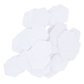 Miniatyrbilde 9 av 10: 100 stk PatchWork-mal Hex Papir Modellbrett Quilting Sy Håndverk DIY Stingverktøy (22mm Hex)