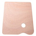 Pikkukuva 4 / 5: 30*40cm Basswood Paksuuntuminen Suorakulmio/Soikea Puinen Paletti Akryylimaalaus Väripannu(Suorakulmio)