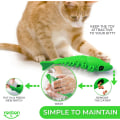 Miniatyrbild 5 av 6: Kattandborste Catnip-leksak - Hållbart hårt gummi - Kattandvård