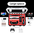 Miniatyrbild 2 av 7: Väska för Nintendo Switch/Switch OLED, Vattentät Reseväska Mjukt Foder Hård Väska för Nintendo Switch OLED Konsol Pro-kontroll & Tillbehör White