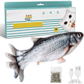Miniatyrbild 1 av 5: Dotpet Flopping Fish 26,6 cm, Uppgraderad för 2022, Moving Cat K