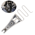 Miniatyrbillede 5 af 9: Syning Hemmer Folder Høj Kvalitet Metal 4-Folds Dunjakke Syning Maskine Tilbehør Fælles Stil 50MM