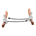 Miniatyrbilde 4 av 11: 2 stk. Mini LED-frontlykter for bil i ren aluminiumslegering med dobbel varmespredning, høy lysstyrke, H7