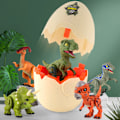 Miniatyrbillede 2 af 4: Dinosaur-legetøj med æg, der klækker med Re