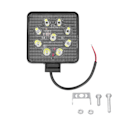 Miniatyrbilde 1 av 11: 27W 9LED Arbeidslys 2700LM Flomlys LED Off Road Lys Universal Bil Modifisert Spotlight