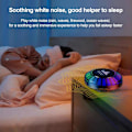 Miniatyrbilde 7 av 7: Benledningsspeaker Mini Bluetooth-høyttaler med RGB-rytmelys USB-oppladbar bærbar trådløs Bluetooth 5.0-høyttaler