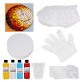 Miniatyrbild 6 av 10: Cellulär vätskemålning pigment barn DIY vätskemålning pigment konstmaterial kit #1