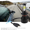 Pikkukuva 7 / 9: 2 kpl LED-ajovalot Auton ajovalot Lamppu 12V 24V 6500K