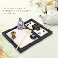 Miniatyrbilde 8 av 10: Zen-stil Buddha hagesandbrett dekorasjon håndverk hjem stue tehus ornament