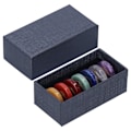 Miniatyrbilde 2 av 10: 7 Chakra MultiStone Pyramide Fargerik Stein Naturlige Edelstener Dekor Ornamenter