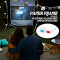 Pikkukuva 4 / 7: 3D-paperilasit elokuviin, elokuvalasit, 3D-lasit punaiset ja syaani linssit valkoiset kehykset anaglyfi lasit pahvi elokuviin, taitettu suojakoteloon 10 pcs