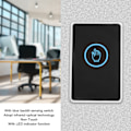 Miniatyrbild 3 av 5: Dörrutgångsknapp LED Infraröd Tillträdeskontroll Bakgrundsbelyst Brytare ABS Plast NonTouch Typ DC 12V
