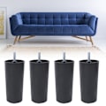 Miniatyrbillede 5 af 10: 4 stk. Møbelfødder i plast til sofa, skab og møbler, hardwaretilbehør M8 skrue KR-S014