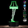 Miniatyrbild 6 av 8: 3D Illusion Nattlampa Optisk Illusion Benlampa från A Chr