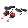 Miniatyrbillede 2 af 10: 1 Par X6-COB Bil LED Forlygte H4 H7 H11 H13 5202 9004 9005 9006 9007 9012 Hovedlampe (9012)