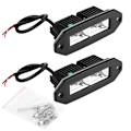 Miniatyrbilde 1 av 11: 40W Flomlys LED-lyslist Baklys Kjørelys Tåkelys for Jeep ATV UTV SUV Truck BoatD Light B