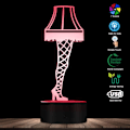 Miniatyrbild 4 av 8: 3D Illusion Nattlampa Optisk Illusion Benlampa från A Chr