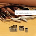 Miniatyrbillede 9 af 9: Læder Skæreværktøj Stålværktøj DIY Læderhåndværk Skæreværktøjer Skæreværktøjer (Hjerteformet)