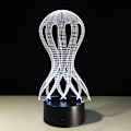 Pikkukuva 1 / 7: Meduusa Optinen Illuusio 3D LED-Sensori Yövalo Älykkäällä Kosketuspainikkeella & USB 7 Väriä Vaihtuva Tunnelma Lamppu Jouluun Kiitospäivään Makuuhuoneen Sisustukseen