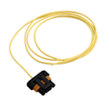 Miniatyrbillede 11 af 11: 4-polet Generator-Ledningsnet 197 400 Fleksibelt Følsomt Ledningsnet Pigtail til Generatorer med Oval Stik