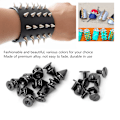 Miniatyrbild 9 av 9: 50 st 8*12 mm Fashion Metal Bullet Rivet Spikes & Cone Studs för Läder DIY Tillbehör (Svart)