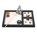 Miniatyrbilde 2 av 10: Zen-stil Buddha hagesandbrett dekorasjon håndverk hjem stue tehus ornament