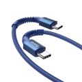 Miniatyrbild 1 av 4: hoco. X71 Type-C till Type-C laddningskabel 60W datakabel Android p