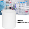 Miniatyrbild 3 av 10: Syra- och basresistent bägare PTEE Hög smörjning Icke klibbig vit bägare Mätkopp (100 ml)