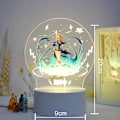 Miniatyrbillede 2 af 8: Genshin Impact Barbara 3D LED Akryl Natlampe 7 Farver USB Anime Lampe