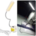 Miniatyrbillede 9 af 10: Sy LED COB lysperler til symaskiner, energibesparende stærkt magnetisk 110V220V (COB 6W)