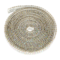 Miniatyrbild 8 av 10: Rhinestoneband med 4 rader självhäftande rispärlor, glittrande bling-hartsremsa för hemdekorationer AB-färg