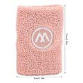 Miniatyrbilde 2 av 10: 2 sett svettebånd håndleddsbånd for menn kvinner treningsstudio løping basketball sport håndleddsstøtte stropp erme Pink