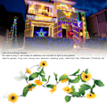 Miniatyrbild 4 av 7: 3 st solros ljusslingor 7,8ft 20 LED batteridrivna ljusslingor bröllopsbakgrund blomma rotting dekoration