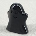 Miniatyrbillede 3 af 4: Sort Obsidian Krystalspøgelse, Håndskåret Ædelsten Fin Kunst Skulptur, Reiki Healing Stenstatue.