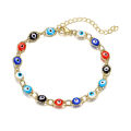 Miniatyrbild 1 av 5: Wekity Choice of all Dainty Evil Eye Armband för Kvinnor, 14K