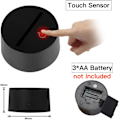 Miniatyrbild 5 av 5: TweetyBird LED-nattlampa USB-sensor RGB-dekoration C