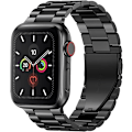 Pikkukuva 1 / 6: 316L Kirurginteräksestä valmistettu Apple Watch -ranneke, naarmu- ja vedenkestävä, sopii Series Ultra -sarjaan, koot 49 mm, business casual -tyyliin Black