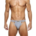 Miniatyrbillede 1 af 7: Mænds atletiske supporter stræk undertøj mesh jock strap multipack grey 3XL